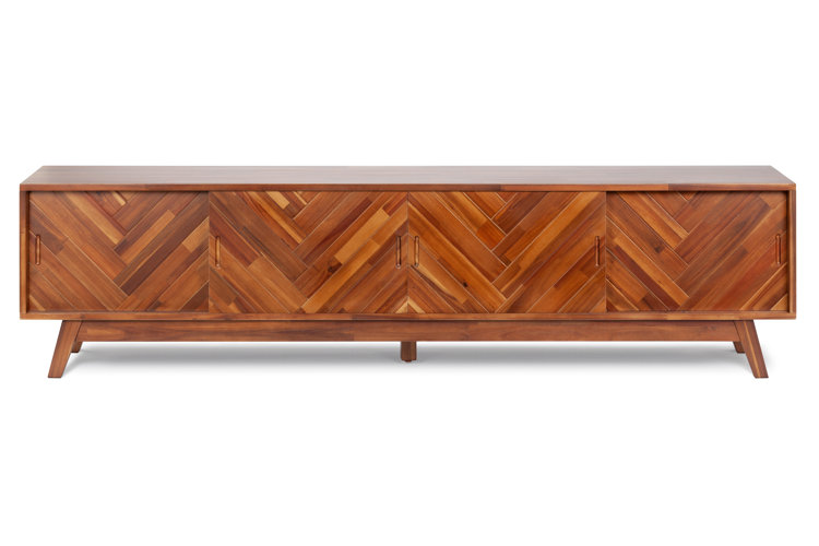 Tv credenzas deals solid wood